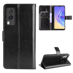 Crazy Horse Texture Horizontal Flip Leather Case with Holder & Card Slots & Lanyard, For Nokia XR20, For Samsung Galaxy Z Fold3 5G, For Xiaomi Poco F3 GT, For OnePlus Nord 2 5G, For T-Mobile REVVL V+ 5G, For vivo V21E 5G, For Infinix Hot 10s X689