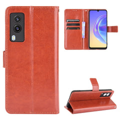 Crazy Horse Texture Horizontal Flip Leather Case with Holder & Card Slots & Lanyard, For Nokia XR20, For Samsung Galaxy Z Fold3 5G, For Xiaomi Poco F3 GT, For OnePlus Nord 2 5G, For T-Mobile REVVL V+ 5G, For vivo V21E 5G, For Infinix Hot 10s X689