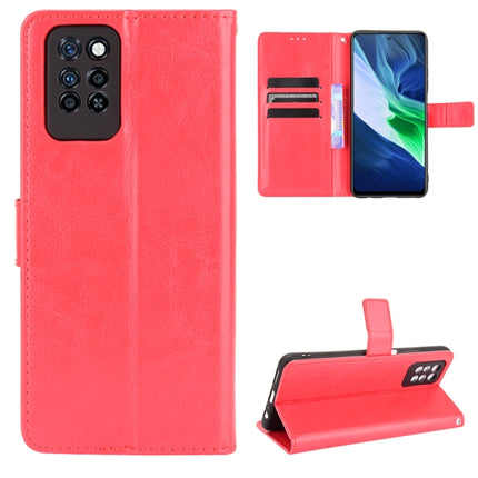 Horizontale Klapphülle aus Leder mit Crazy Horse-Textur, Halter, Kartenfächern und Trageband, für Infinix Note 10, für Blackview A100, für Oukitel C21 Pro, für Oukitel C21, für Umidigi Power 5, für ZTE Blade A51, für ZTE Blade A71