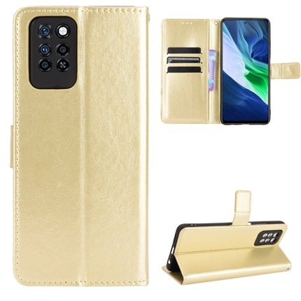 Funda de cuero con tapa horizontal con textura Crazy Horse, ranuras para tarjetas y cordón, para Infinix Note 10, para Blackview A100, para Oukitel C21 Pro, para Oukitel C21, para Umidigi Power 5, para ZTE Blade A51, para ZTE Blade A71