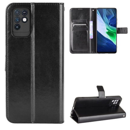 Horizontale Klapphülle aus Leder mit Crazy Horse-Textur, Halter, Kartenfächern und Trageband, für Infinix Note 10, für Blackview A100, für Oukitel C21 Pro, für Oukitel C21, für Umidigi Power 5, für ZTE Blade A51, für ZTE Blade A71
