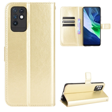 Funda de cuero con tapa horizontal con textura Crazy Horse, ranuras para tarjetas y cordón, para Infinix Note 10, para Blackview A100, para Oukitel C21 Pro, para Oukitel C21, para Umidigi Power 5, para ZTE Blade A51, para ZTE Blade A71