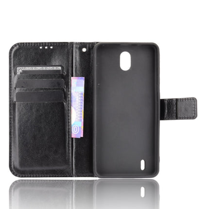 Horizontale Flip-Lederhülle mit Crazy Horse-Textur, Halter, Kartenfächern und Trageband, für Nokia XR20, für Samsung Galaxy Z Fold3 5G, für Xiaomi Poco F3 GT, für OnePlus Nord 2 5G, für T-Mobile REVVL V+ 5G, für vivo V21E 5G, für Infinix Hot 10s X689
