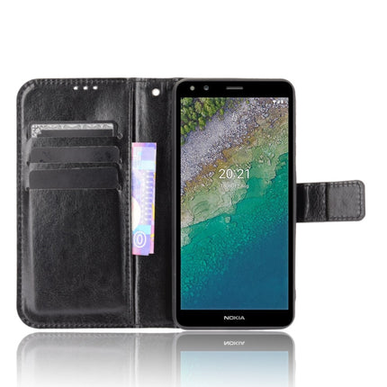 Horizontale Flip-Lederhülle mit Crazy Horse-Textur, Halter, Kartenfächern und Trageband, für Nokia XR20, für Samsung Galaxy Z Fold3 5G, für Xiaomi Poco F3 GT, für OnePlus Nord 2 5G, für T-Mobile REVVL V+ 5G, für vivo V21E 5G, für Infinix Hot 10s X689