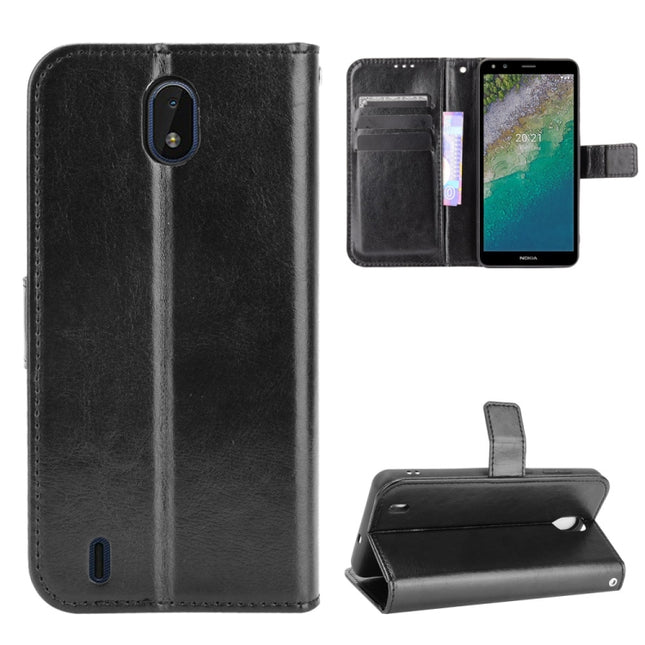 Crazy Horse Texture Horizontal Flip Leather Case with Holder & Card Slots & Lanyard, For Nokia C01 Plus, For Nokia C10 / C20, For Nokia XR20, For Samsung Galaxy Z Fold3 5G, For Xiaomi Poco F3 GT, For OnePlus Nord 2 5G