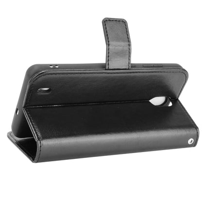 Horizontale Flip-Lederhülle mit Crazy Horse-Textur, Halter, Kartenfächern und Trageband, für Nokia XR20, für Samsung Galaxy Z Fold3 5G, für Xiaomi Poco F3 GT, für OnePlus Nord 2 5G, für T-Mobile REVVL V+ 5G, für vivo V21E 5G, für Infinix Hot 10s X689