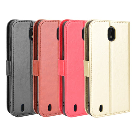 Horizontale Flip-Lederhülle mit Crazy Horse-Textur, Halter, Kartenfächern und Trageband, für Nokia XR20, für Samsung Galaxy Z Fold3 5G, für Xiaomi Poco F3 GT, für OnePlus Nord 2 5G, für T-Mobile REVVL V+ 5G, für vivo V21E 5G, für Infinix Hot 10s X689