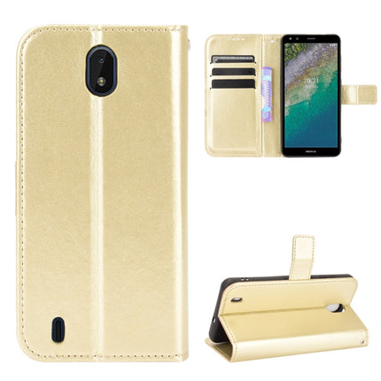 Horizontale Flip-Lederhülle mit Crazy Horse-Textur, Halter, Kartenfächern und Trageband, für Nokia XR20, für Samsung Galaxy Z Fold3 5G, für Xiaomi Poco F3 GT, für OnePlus Nord 2 5G, für T-Mobile REVVL V+ 5G, für vivo V21E 5G, für Infinix Hot 10s X689