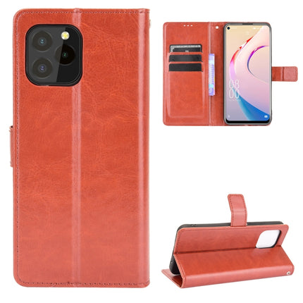 Crazy Horse Texture Horizontal Flip Leather Case with Holder & Card Slots & Lanyard, For Oukitel C21 Pro, For Oukitel C21, For Umidigi Power 5, For ZTE Blade A51, For ZTE Blade A71