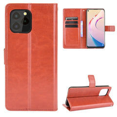 Crazy Horse Texture Horizontal Flip Leather Case with Holder & Card Slots & Lanyard, For Infinix Note 10, For Blackview A100, For Oukitel C21 Pro, For Oukitel C21, For Umidigi Power 5, For ZTE Blade A51, For ZTE Blade A71