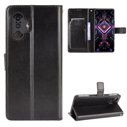 Horizontale Flip-Lederhülle mit Crazy Horse-Textur, Halter, Kartenfächern und Trageband, für Nokia XR20, für Samsung Galaxy Z Fold3 5G, für Xiaomi Poco F3 GT, für OnePlus Nord 2 5G, für T-Mobile REVVL V+ 5G, für vivo V21E 5G, für Infinix Hot 10s X689