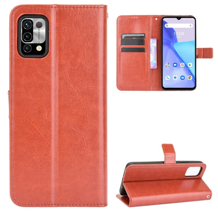Crazy Horse Texture Horizontal Flip Leather Case with Holder & Card Slots & Lanyard, For Oukitel C21 Pro, For Oukitel C21, For Umidigi Power 5, For ZTE Blade A51, For ZTE Blade A71