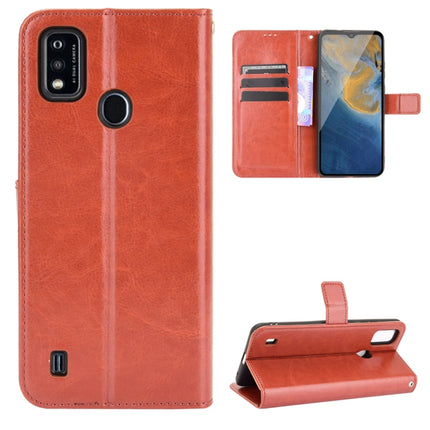Crazy Horse Texture Horizontal Flip Leather Case with Holder & Card Slots & Lanyard, For Oukitel C21 Pro, For Oukitel C21, For Umidigi Power 5, For ZTE Blade A51, For ZTE Blade A71