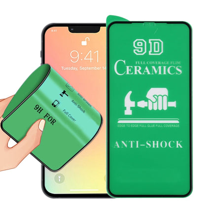 9D Full Screen Full Glue Ceramic Film For iPhone 17e / 16e / 14 / 13 / 13 Pro, For iPhone 13 mini (1 PC), For iPhone 16e / 13 / 13 Pro (1 PC), For iPhone 13 Pro Max (1 PC)