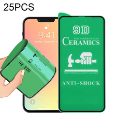 25 PCS 9D Full Screen Full Glue Ceramic Film, For iPhone 13 mini (25 PCS), For iPhone 13 / 13 Pro (25 PCS), For iPhone 13 Pro Max (25 PCS)