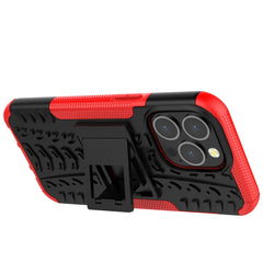 Funda protectora de TPU+PC a prueba de golpes con textura de neumático y soporte, para iPhone 13 mini, para iPhone 13, para iPhone 13 Pro, para iPhone 13 Pro Max