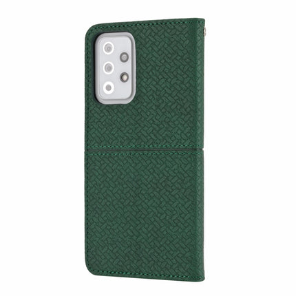 Woven Texture Stitching Magnetic Horizontal Flip PU Leather Case with Holder & Card Slots & Wallet & Lanyard, For Samsung Galaxy A52 4G / 5G, For Samsung Galaxy S20 FE, For Samsung Galaxy A02s 164mm, For Samsung Galaxy A02s 166mm