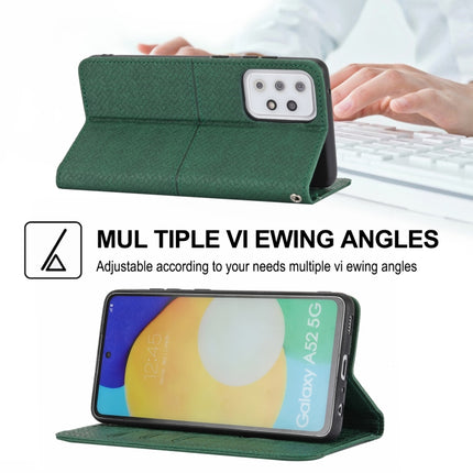 Woven Texture Stitching Magnetic Horizontal Flip PU Leather Case with Holder & Card Slots & Wallet & Lanyard, For Samsung Galaxy A52 4G / 5G, For Samsung Galaxy S20 FE, For Samsung Galaxy A02s 164mm, For Samsung Galaxy A02s 166mm