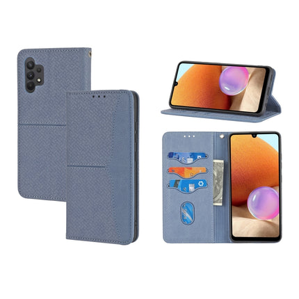 Woven Texture Stitching Magnetic Horizontal Flip PU Leather Case with Holder & Card Slots & Wallet & Lanyard, For Samsung Galaxy A32 4G, For Samsung Galaxy A32 5G, For Samsung Galaxy A42 5G, For Samsung Galaxy A51