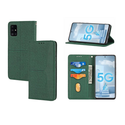 Woven Texture Stitching Magnetic Horizontal Flip PU Leather Case with Holder & Card Slots & Wallet & Lanyard, For Samsung Galaxy A32 4G, For Samsung Galaxy A32 5G, For Samsung Galaxy A42 5G, For Samsung Galaxy A51