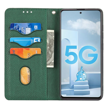 Woven Texture Stitching Magnetic Horizontal Flip PU Leather Case with Holder & Card Slots & Wallet & Lanyard, For Samsung Galaxy A71, For Samsung Galaxy M32, For Samsung Galaxy S21 5G, For Samsung Galaxy S21 FE