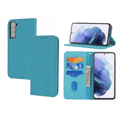Woven Texture Stitching Magnetic Horizontal Flip PU Leather Case with Holder & Card Slots & Wallet & Lanyard, For Samsung Galaxy A71, For Samsung Galaxy M32, For Samsung Galaxy S21 5G, For Samsung Galaxy S21 FE
