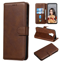 Classic Calf Texture Horizontal Flip PU Leather Case, with Holder & Card Slots & Wallet, For Huawei nova 5i Pro/Mate 30 Lite, For Huawei nova 5 / nova 5 Pro, For Huawei Honor 9X / Honor 9X Pro, For Xiaomi Mi CC9e / Mi A3