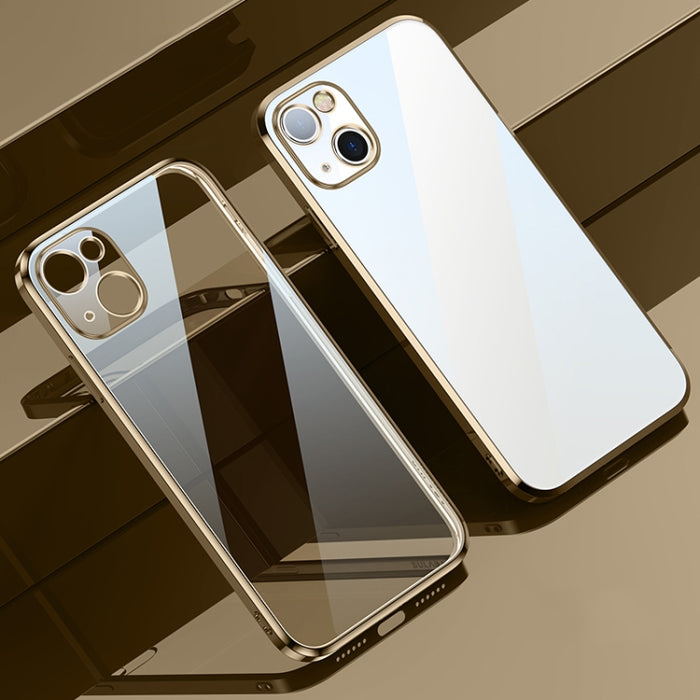 SULADA - Funda con borde de silicona elástica + TPU anticaídas con todo incluido, para iPhone 13 mini, para iPhone 13, para iPhone 13 Pro, para iPhone 13 Pro Max