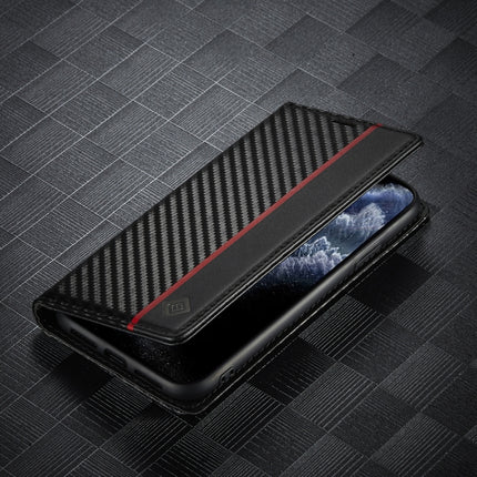 LC.IMEEKE Carbon Fiber PU + TPU Horizontal Flip Leather Case with Holder & Card Slot & Wallet, For iPhone 11, For iPhone 11 Pro, For iPhone 11 Pro Max, For iPhone 12 mini, For iPhone 12 / 12 Pro, For iPhone 12 Pro Max, For iPhone X / XS, For iPhone XR ...