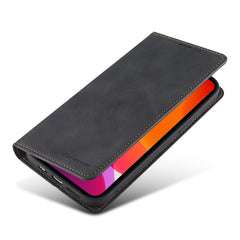 Forwenw Dream Series - Funda de cuero con tapa horizontal con borde de aceite magnético, ranura para tarjetas, soporte, marco de fotos y billetera, para iPhone 13 mini, iPhone 13, iPhone 13 Pro, iPhone 13 Pro Max