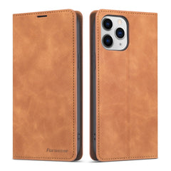 Forwenw Dream Series - Funda de cuero con tapa horizontal con borde de aceite magnético, ranura para tarjetas, soporte, marco de fotos y billetera, para iPhone 13 mini, iPhone 13, iPhone 13 Pro, iPhone 13 Pro Max