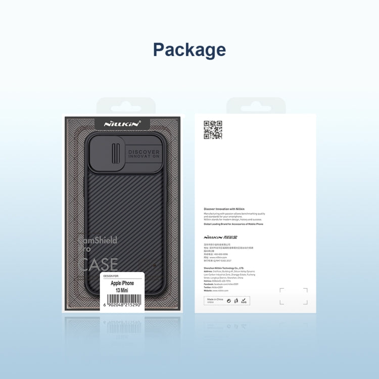 NILLKIN Black Mirror Pro Series Camshield Vollständige Abdeckung, staubdichte, kratzfeste Telefonhülle, für iPhone 13 mini, für iPhone 13, für iPhone 13 Pro, für iPhone 13 Pro Max