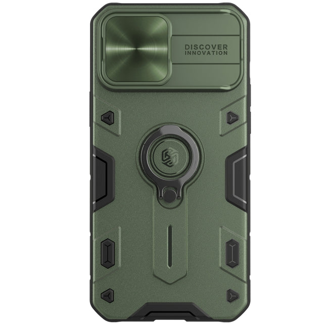 Funda protectora NILLKIN CamShield Armor a prueba de golpes con soporte de anillo invisible, para iPhone 13, para iPhone 13 Pro, para iPhone 13 Pro Max