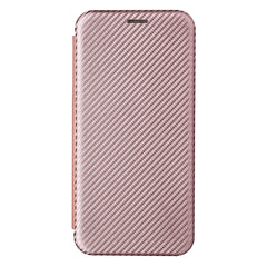 Carbon Fiber Texture Magnetic Horizontal Flip TPU + PC + PU Leather Case with Card Slot, For iPhone 13 Pro Max, For iPhone 13 Pro, For iPhone 13, For iPhone 13 mini