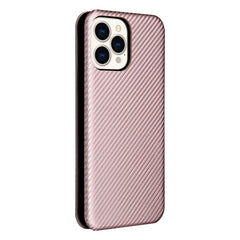 Carbon Fiber Texture Magnetic Horizontal Flip TPU + PC + PU Leather Case with Card Slot, For iPhone 13 Pro Max, For iPhone 13 Pro, For iPhone 13, For iPhone 13 mini