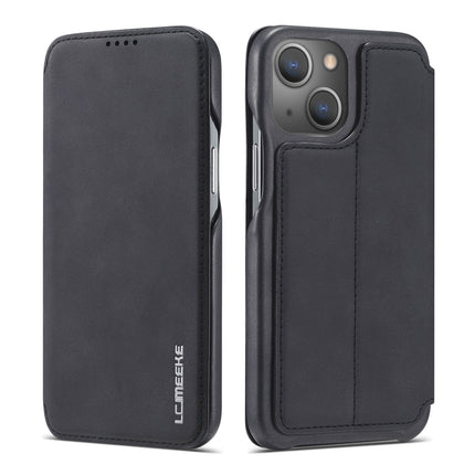 LC.IMEEKE Hon Ancient Series - Funda de cuero con tapa horizontal con soporte y ranura para tarjetas, para iPhone 13 mini, para iPhone 13, para iPhone 13 Pro, para iPhone 13 Pro Max