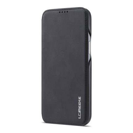 LC.IMEEKE Hon Ancient Series - Funda de cuero con tapa horizontal con soporte y ranura para tarjetas, para iPhone 13 mini, para iPhone 13, para iPhone 13 Pro, para iPhone 13 Pro Max