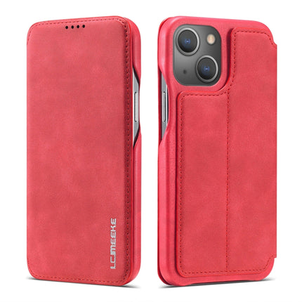 LC.IMEEKE Hon Ancient Series - Funda de cuero con tapa horizontal con soporte y ranura para tarjetas, para iPhone 13 mini, para iPhone 13, para iPhone 13 Pro, para iPhone 13 Pro Max
