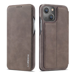 LC.IMEEKE Hon Ancient Series Horizontal Flip Leather Case with Holder & Card Slot, For iPhone 13 mini, For iPhone 13, For iPhone 13 Pro, For iPhone 13 Pro Max