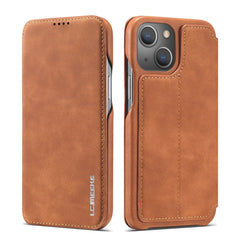 LC.IMEEKE Hon Ancient Series Horizontal Flip Leather Case with Holder & Card Slot, For iPhone 13 mini, For iPhone 13, For iPhone 13 Pro, For iPhone 13 Pro Max