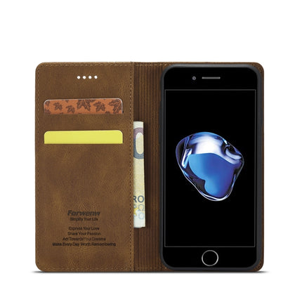 Forwenw F2 Series Magnetic Horizontal Flip Leather Case with Holder & Card Slots & Wallet