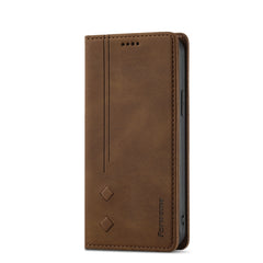 Funda de cuero con tapa horizontal magnética serie F2 de Forwenw con soporte, ranuras para tarjetas y billetera, para iPhone 13 mini, para iPhone 13, para iPhone 13 Pro, para iPhone 13 Pro Max, para iPhone X/XS, para iPhone XR, para iPhone XS Max
