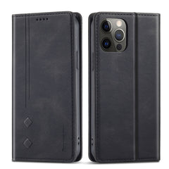 Funda de cuero con tapa horizontal magnética serie F2 de Forwenw con soporte, ranuras para tarjetas y billetera, para iPhone 13 mini, para iPhone 13, para iPhone 13 Pro, para iPhone 13 Pro Max, para iPhone X/XS, para iPhone XR, para iPhone XS Max