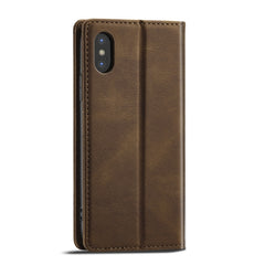 Forwenw F2 Series Magnetic Horizontal Flip Leather Case with Holder & Card Slots & Wallet, For iPhone X / XS, For iPhone XR, For iPhone XS Max
