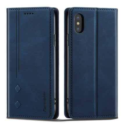 Forwenw F2 Series Magnetic Horizontal Flip Leather Case with Holder & Card Slots & Wallet