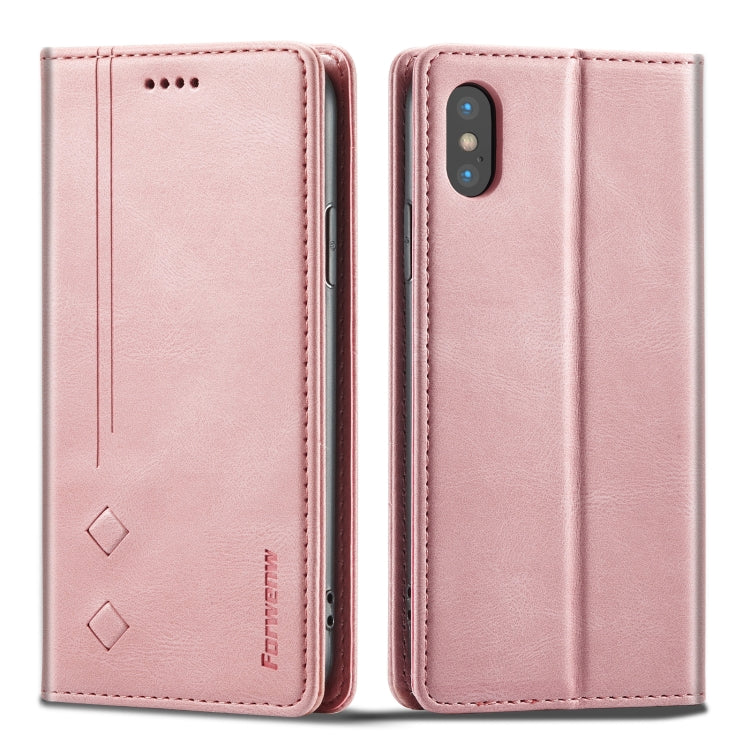 Funda de cuero con tapa horizontal magnética serie F2 de Forwenw con soporte, ranuras para tarjetas y billetera, para iPhone 13 mini, para iPhone 13, para iPhone 13 Pro, para iPhone 13 Pro Max, para iPhone X/XS, para iPhone XR, para iPhone XS Max