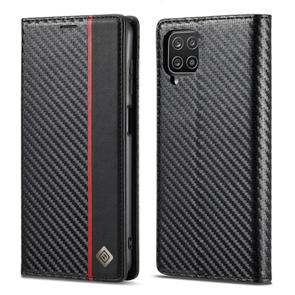 LC.IMEEKE Carbon Fiber PU + TPU Horizontal Flip Leather Case with Holder & Card Slot & Wallet, For Samsung Galaxy A12 5G, For Samsung Galaxy A22 4G, For Samsung Galaxy A22 5G, For Samsung Galaxy A32 4G, For Samsung Galaxy A51 4G / M40s                 ...