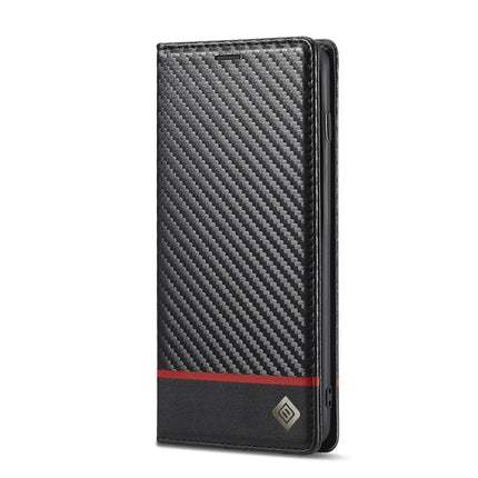 LC.IMEEKE Carbon Fiber PU + TPU Horizontal Flip Leather Case with Holder & Card Slot & Wallet, For Samsung Galaxy S10, For Samsung Galaxy S10+, For Samsung Galaxy S20, For Samsung Galaxy S20+, For Samsung Galaxy S20 FE, For Samsung Galaxy S21 5G�������...