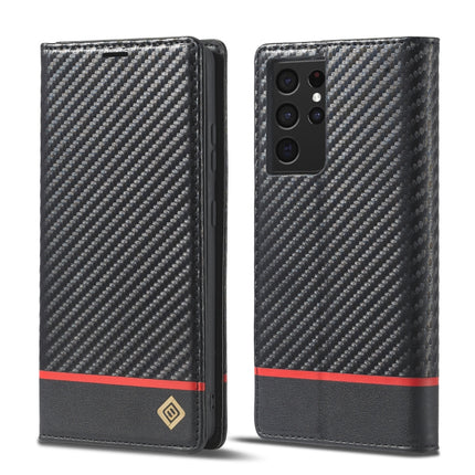 LC.IMEEKE Carbon Fiber PU + TPU Horizontal Flip Leather Case with Holder & Card Slot & Wallet, For Samsung Galaxy S10, For Samsung Galaxy S10+, For Samsung Galaxy S20, For Samsung Galaxy S20+, For Samsung Galaxy S20 FE, For Samsung Galaxy S21 5G�������...
