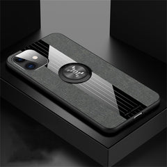 XINLI Stitching Cloth Textue Shockproof TPU Protective Case with Ring Holder, For iPhone 11, For iPhone 11 Pro, For iPhone 11 Pro Max